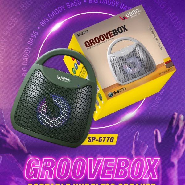 Ubon SP-6770 Groovebox Portable Wireless Speaker